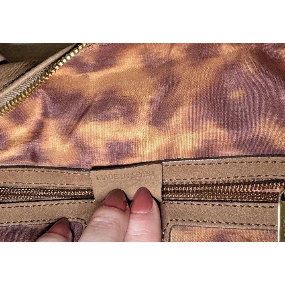 Stuart Weitzman Brown Suede Woven Hobo Bag Shoulder